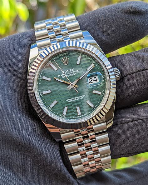 rolex 11420 green dial